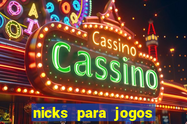 nicks para jogos de tiro